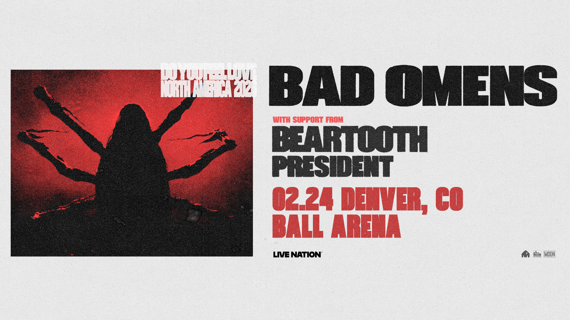 BAD OMENS: DO YOU FEEL LOVE NORTH AMERICAN TOUR 2026