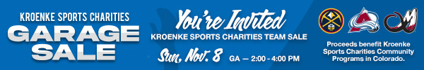 Kroenke Sports Charities Garage Sale