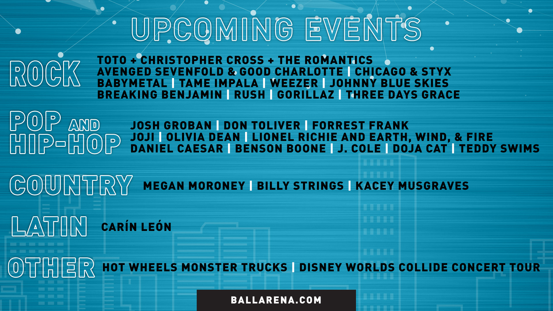 Ball Arena Events