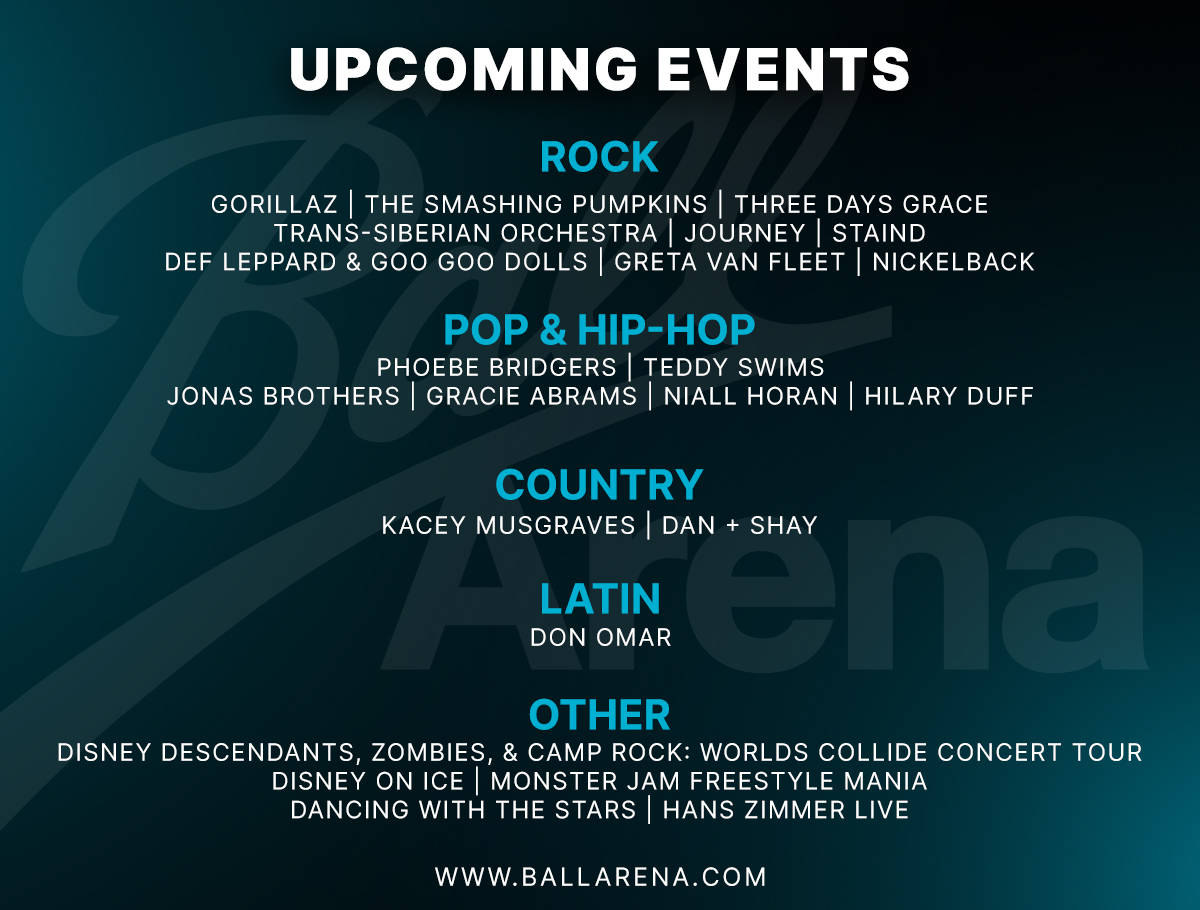 Ball Arena Events