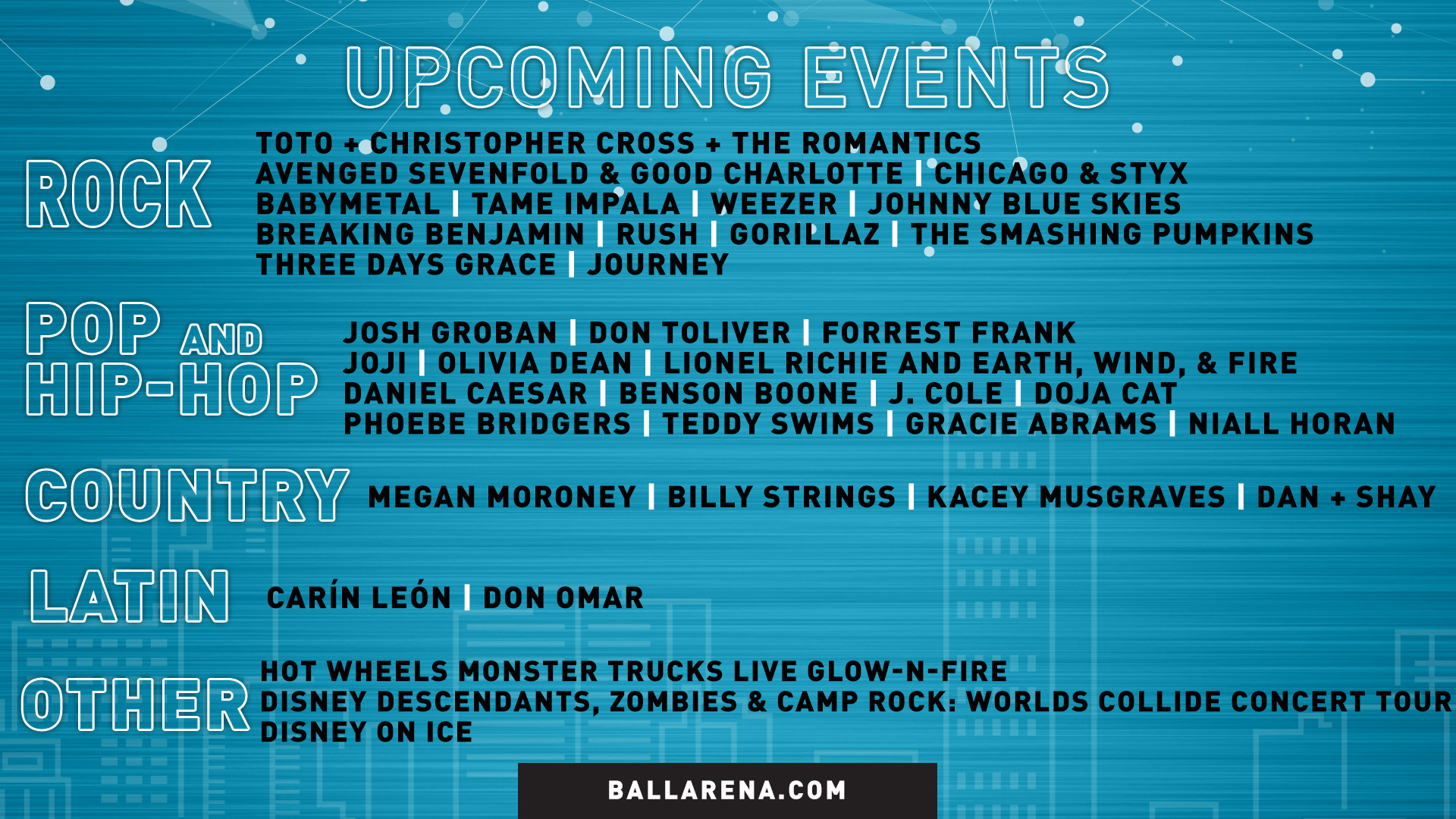 Ball Arena Events