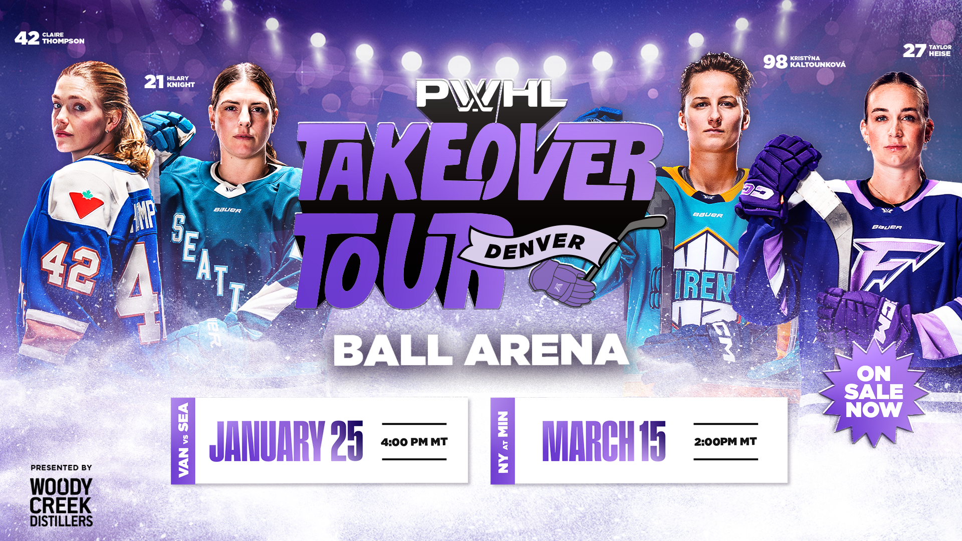 PWHL TAKEOVER TOUR: VANCOUVER GOLDENEYES AT SEATTLE TORRENT
