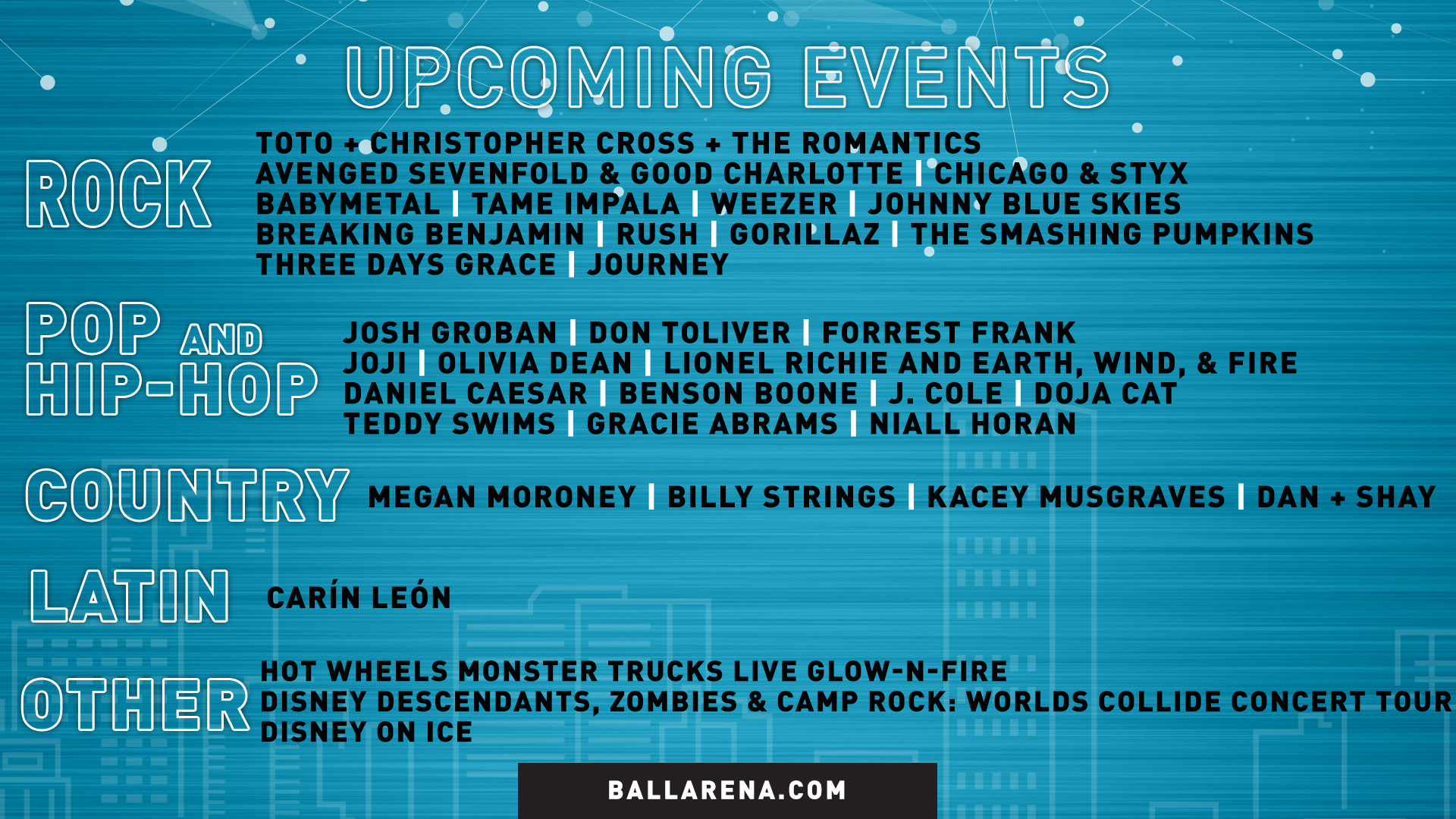 Ball Arena Events
