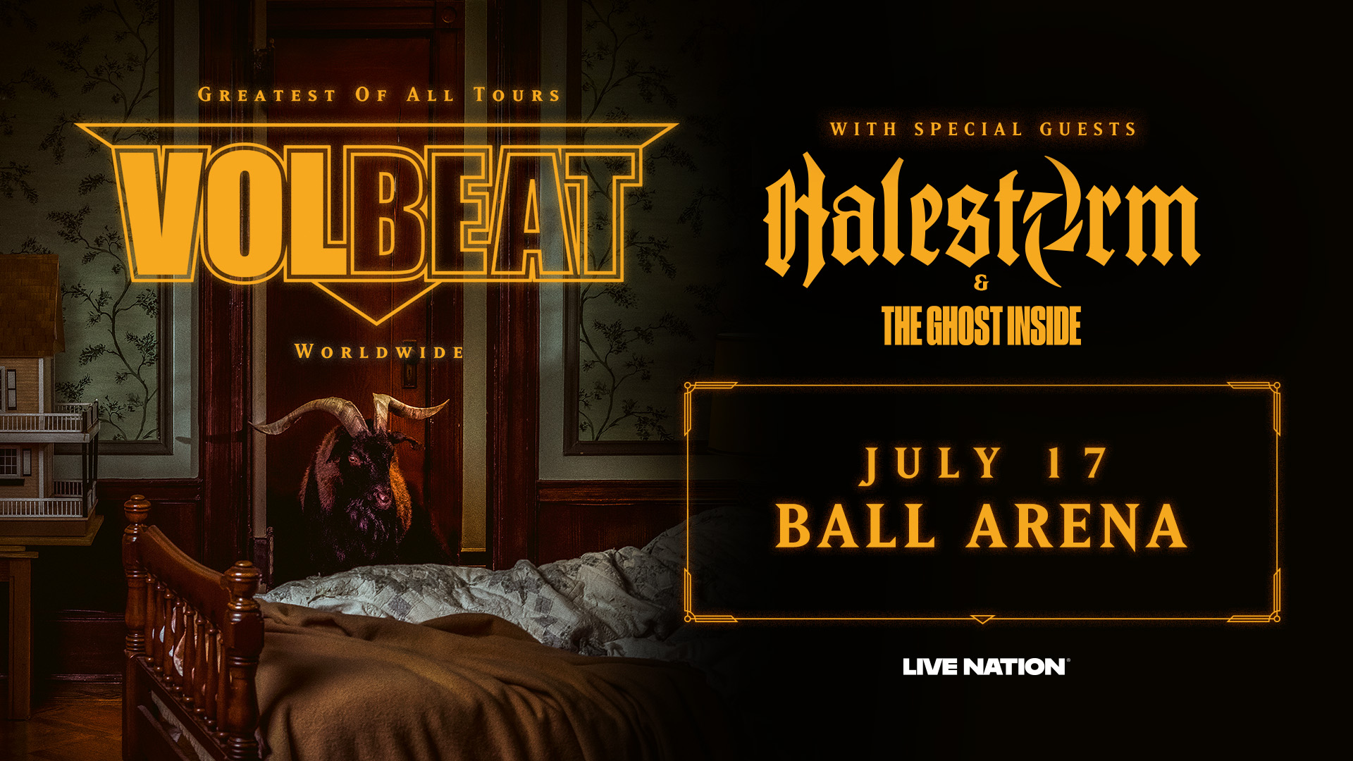 VOLBEAT Greatest of All Tours Worldwide