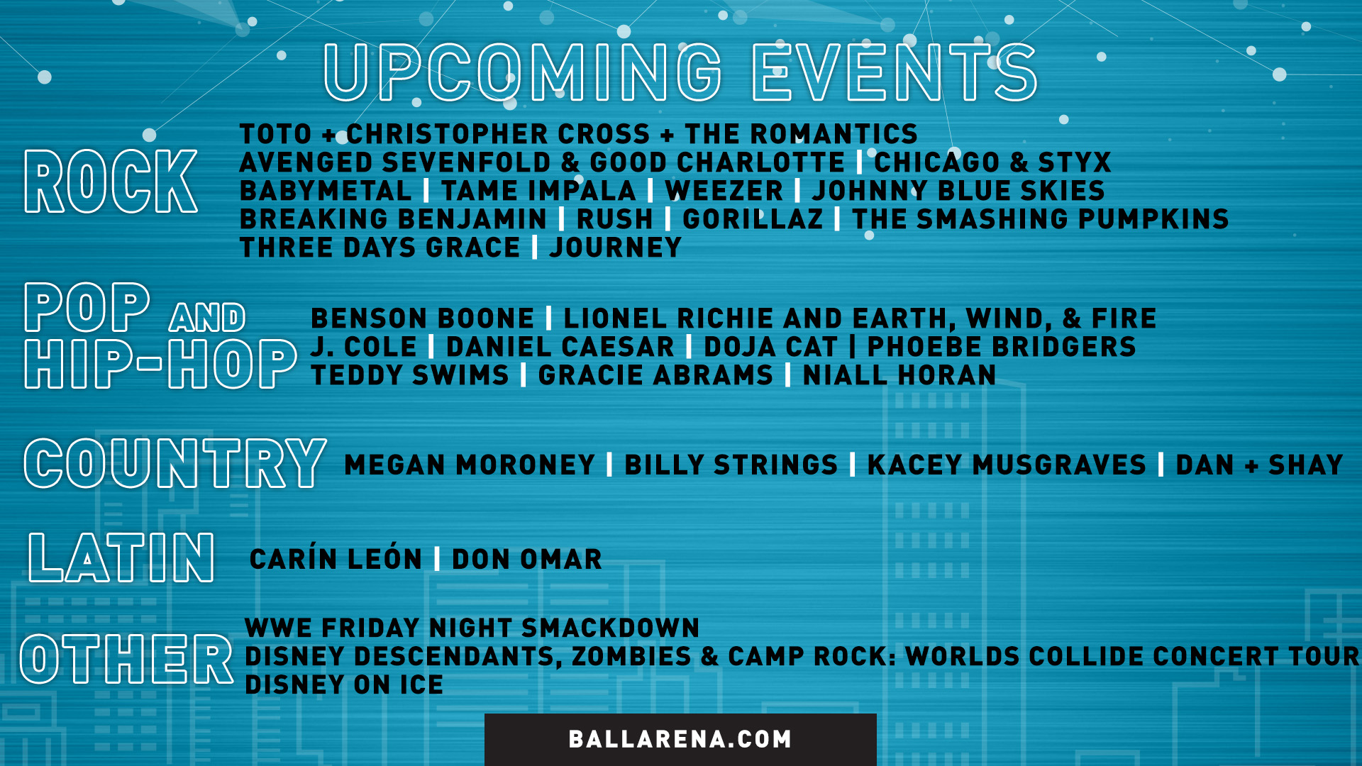 Ball Arena Events