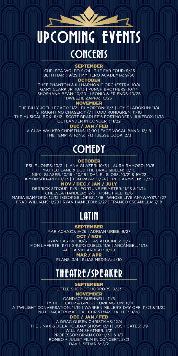 Paramount Theatre Events