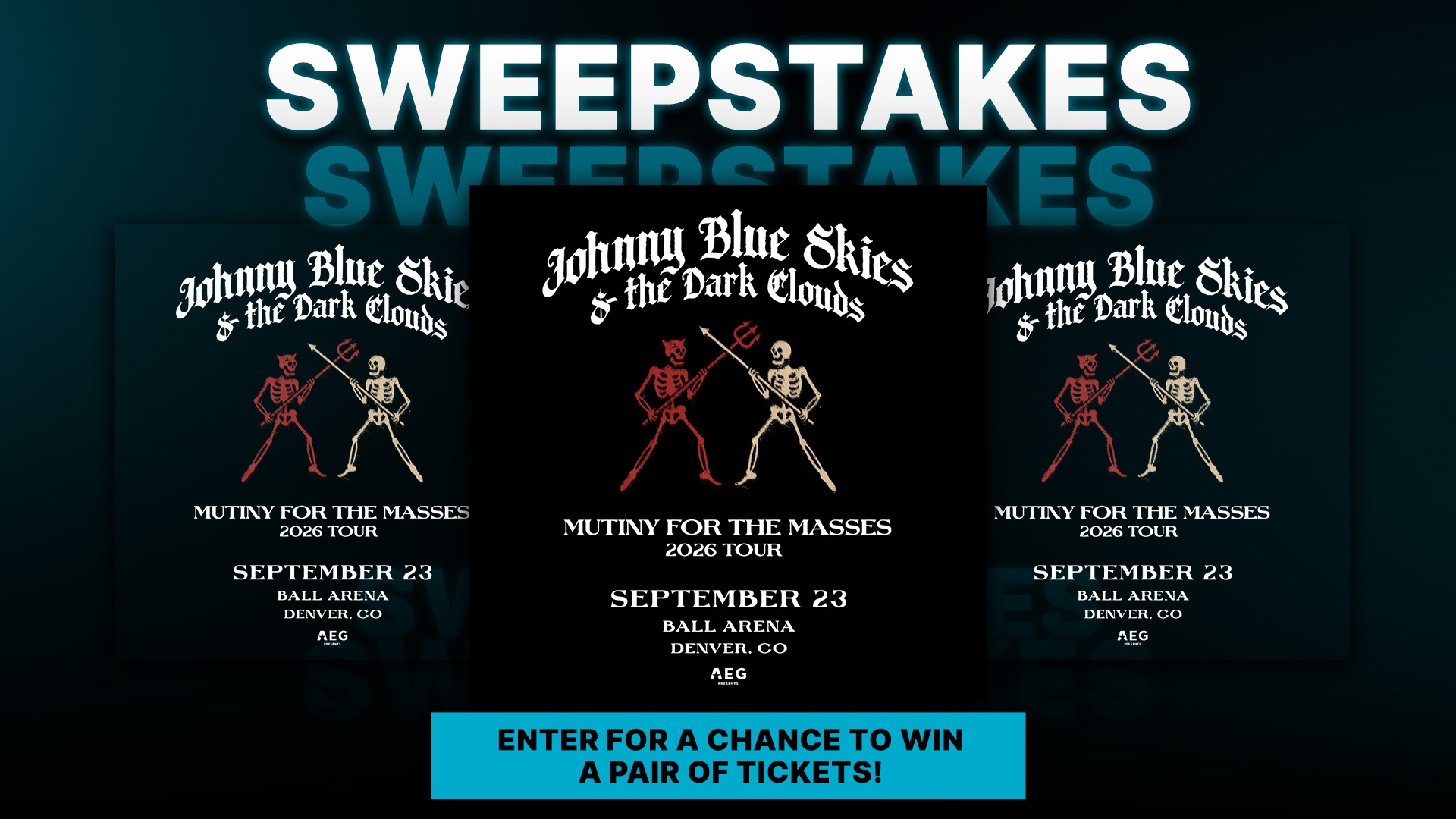 Johnny Blue Skies Sweepstakes