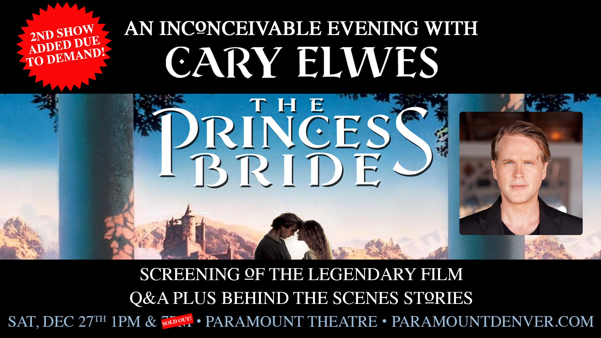 The Princess Bride: An Inconceivable Evening with Cary Elwes