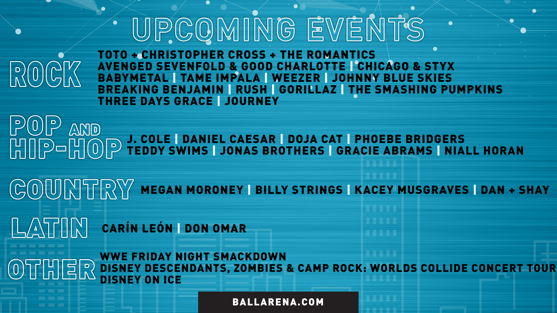 Ball Arena Events