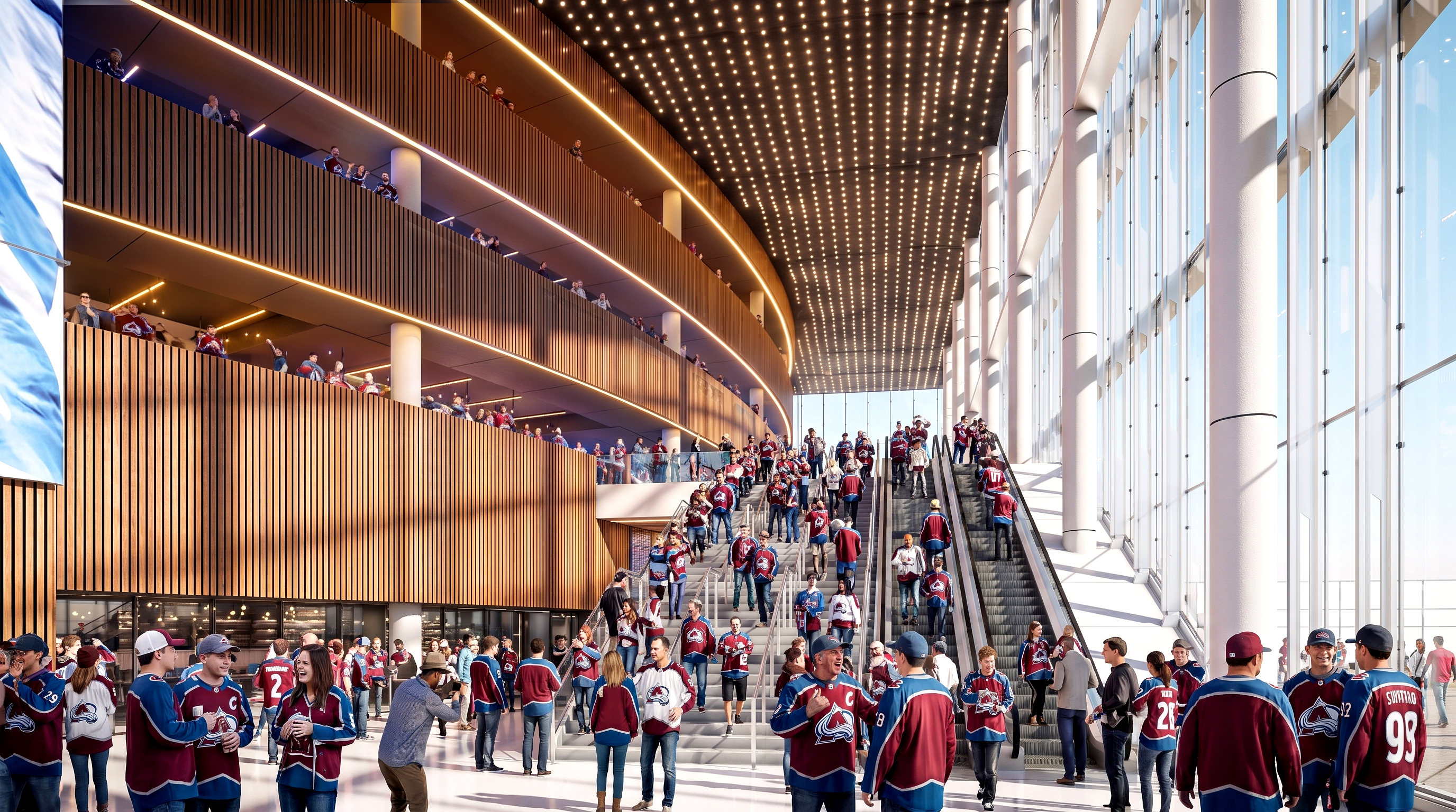 Ball Arena Construction Rendering