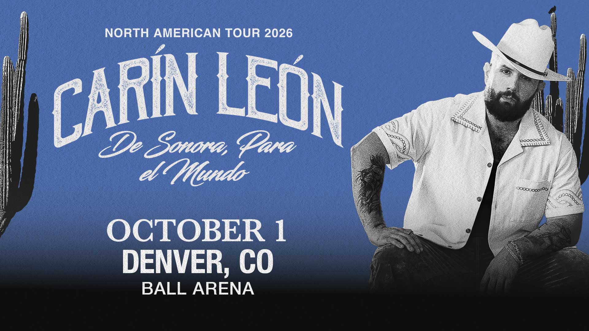 Carín León - De Sonora Para El Mundo Tour 2026