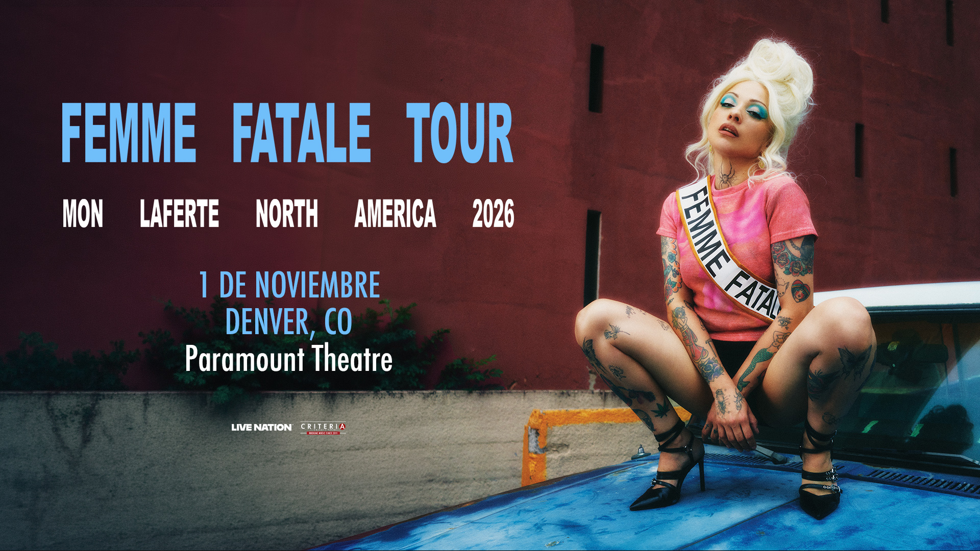 Mon Laferte – Femme Fatale Tour
