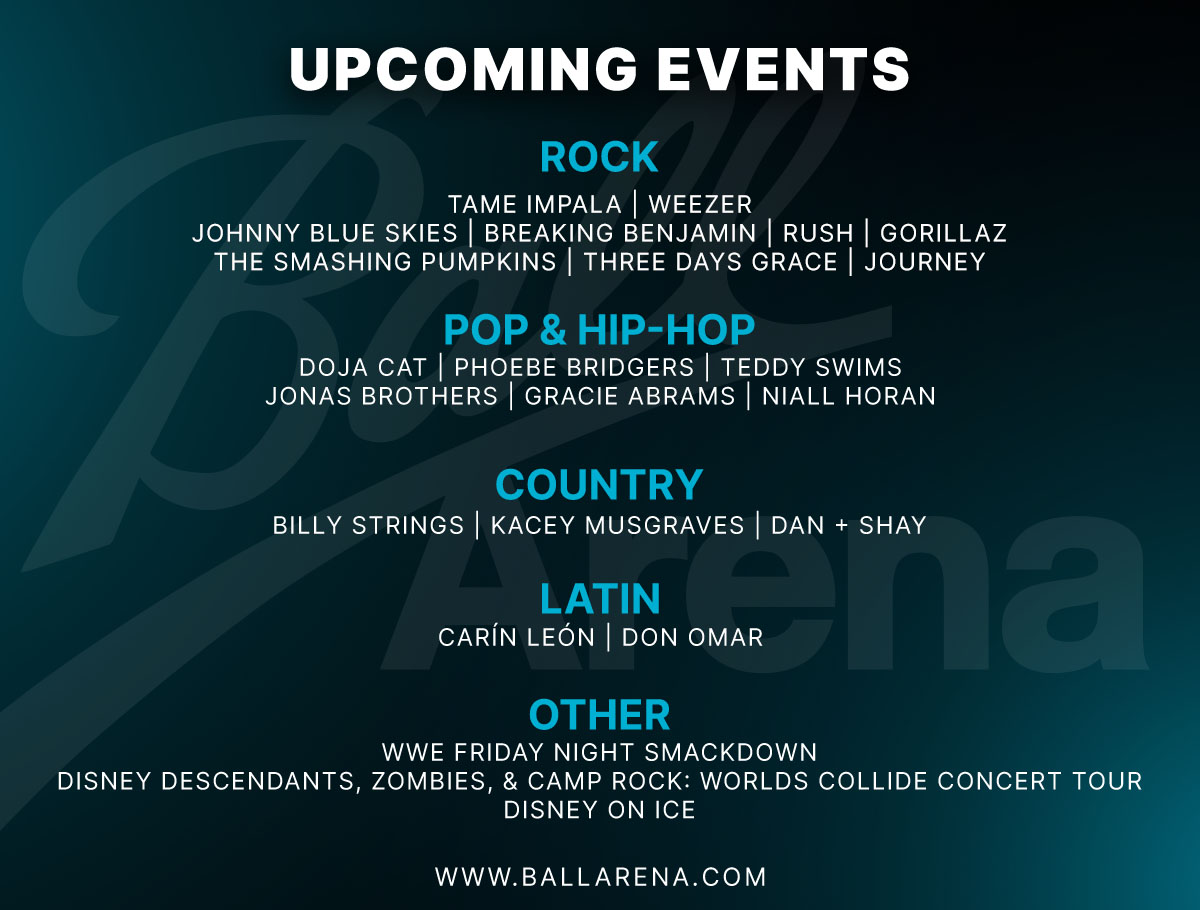 Ball Arena Events