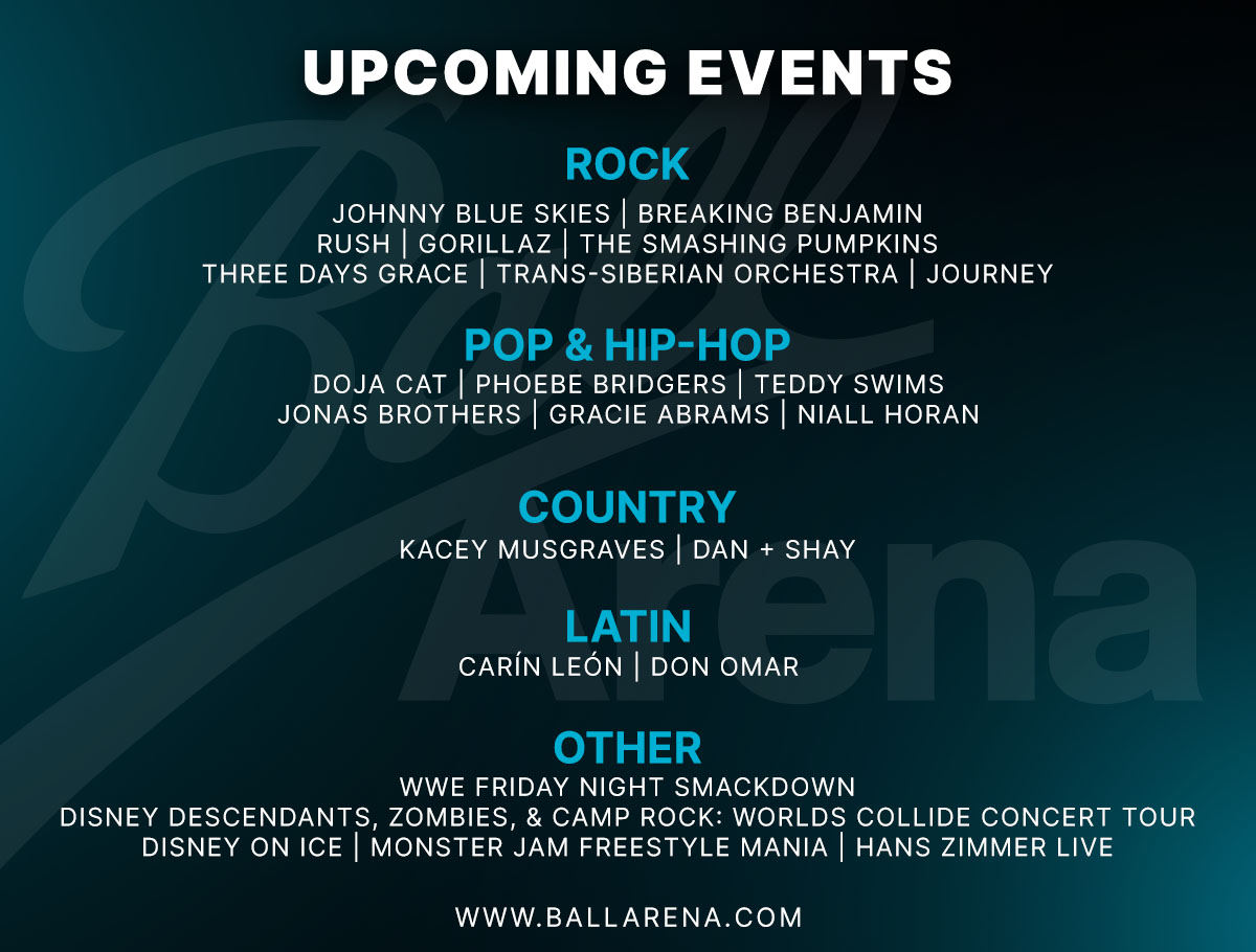 Ball Arena Events
