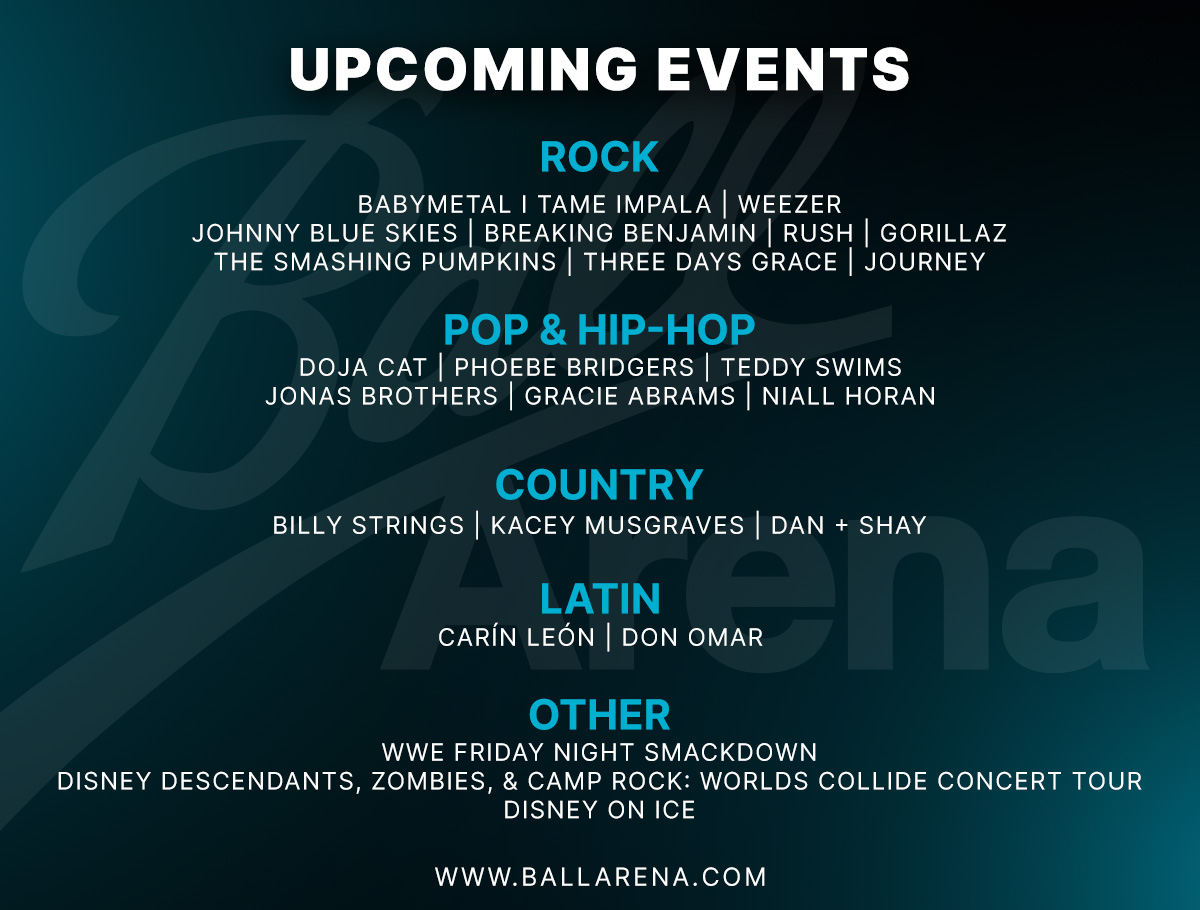 Ball Arena Events
