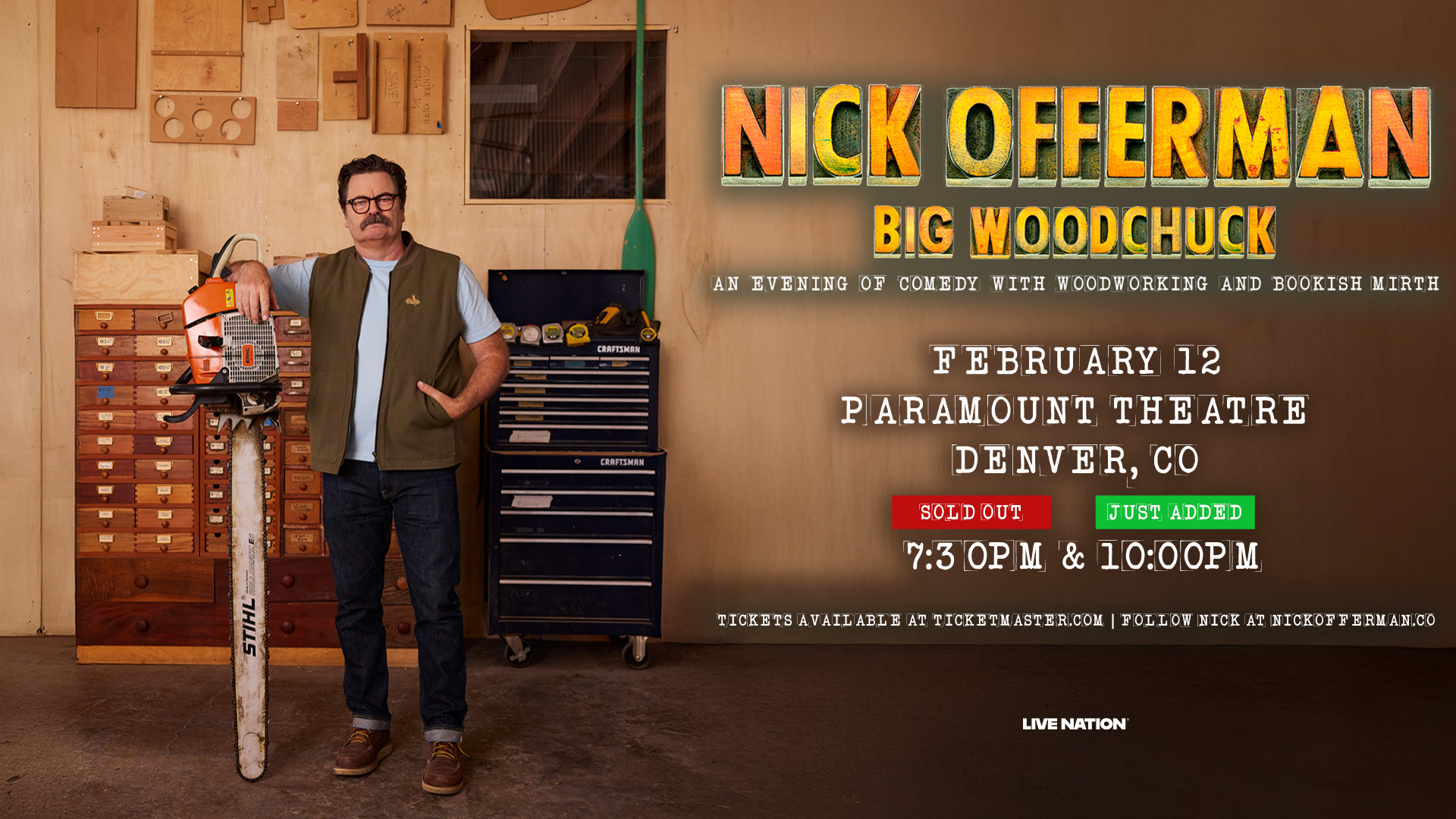 Nick Offerman: Big Woodchuck