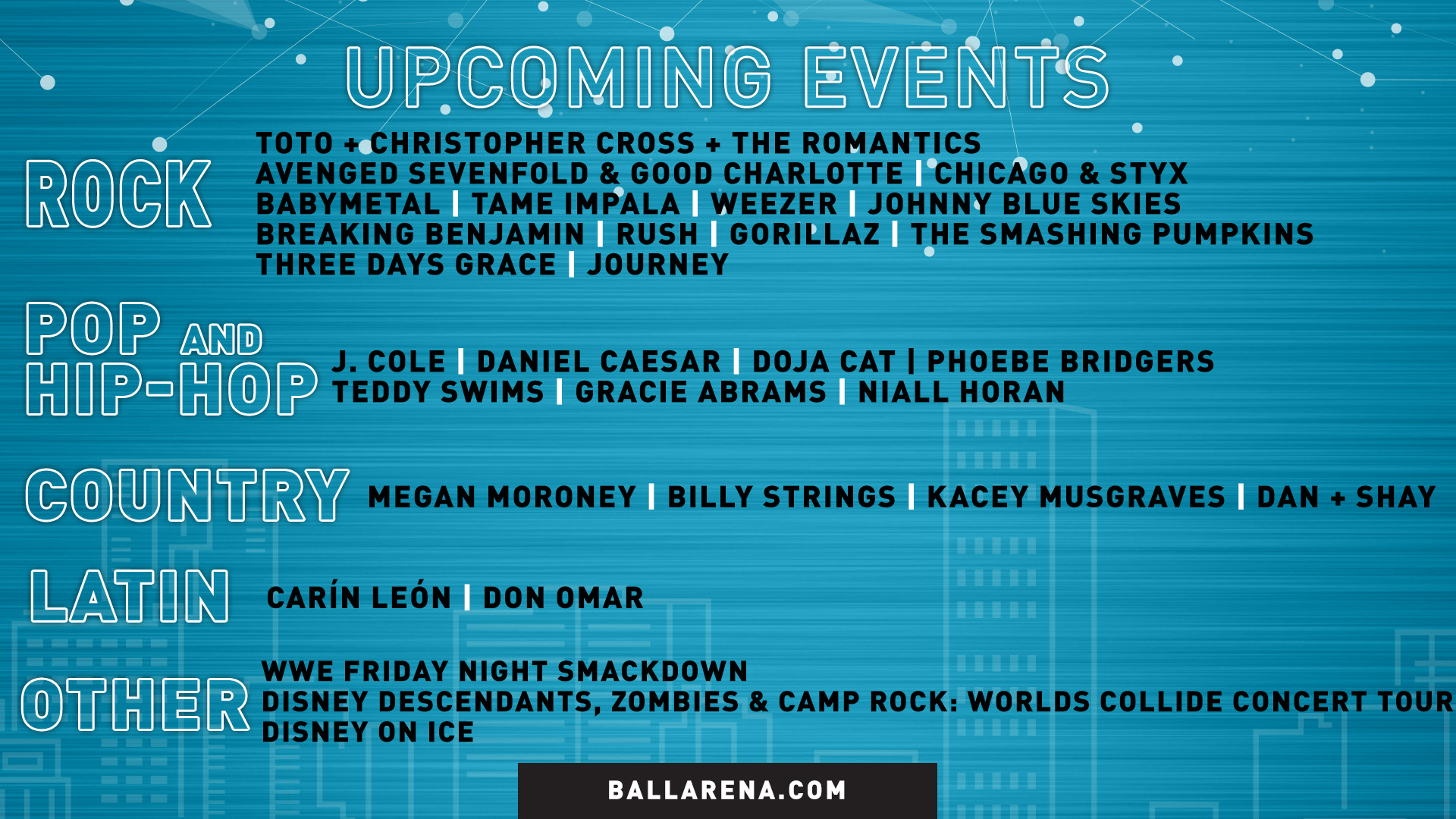 Ball Arena Events