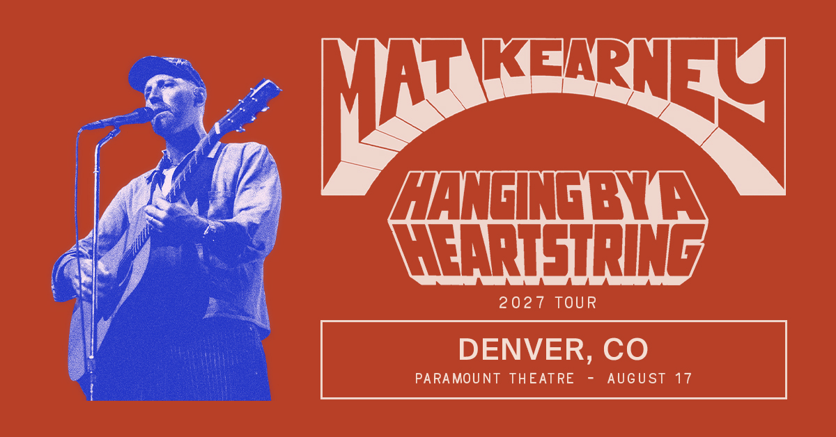 Mat Kearney  Hanging By a Heartstring Tour 
