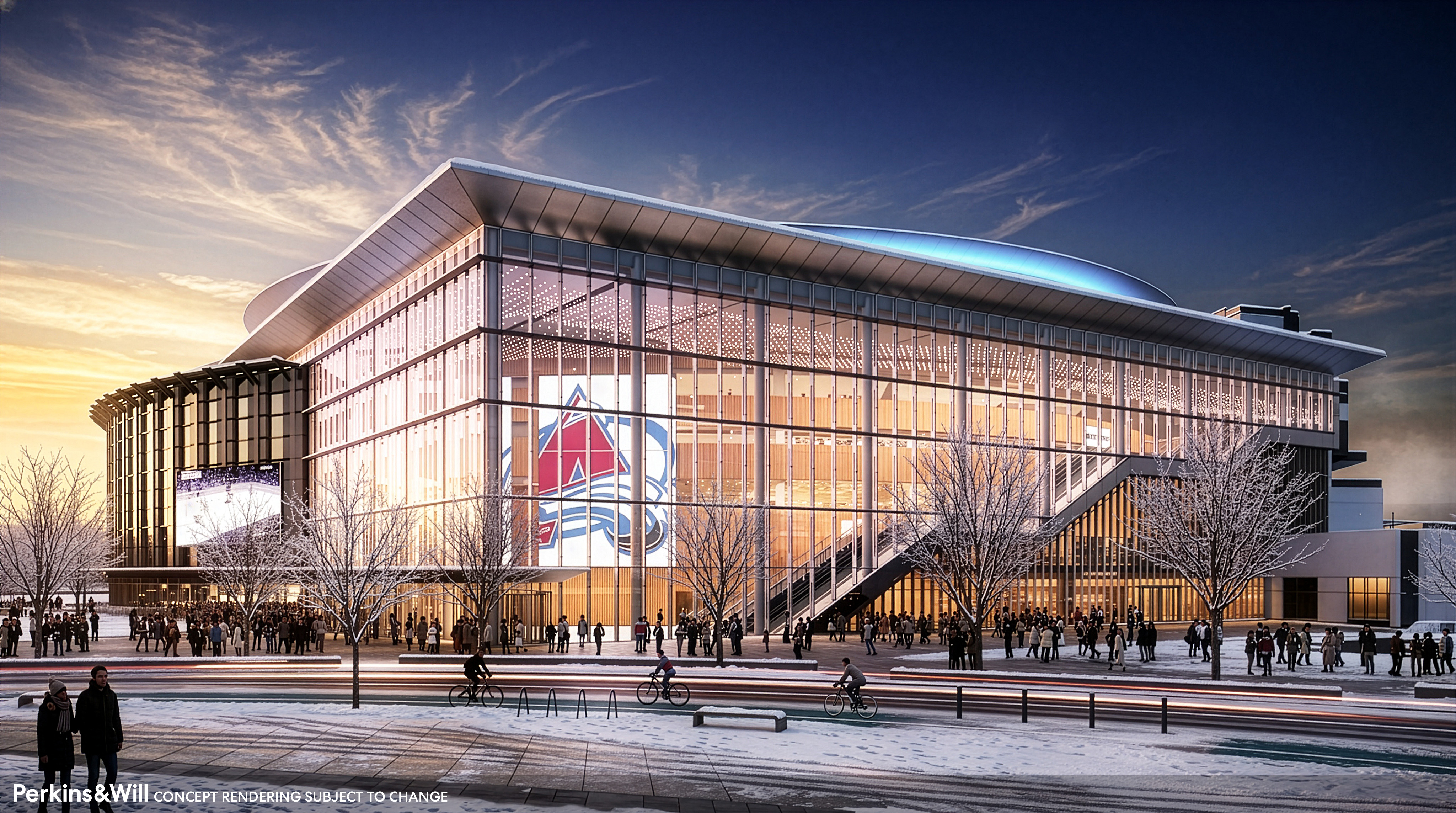Ball Arena Construction Rendering