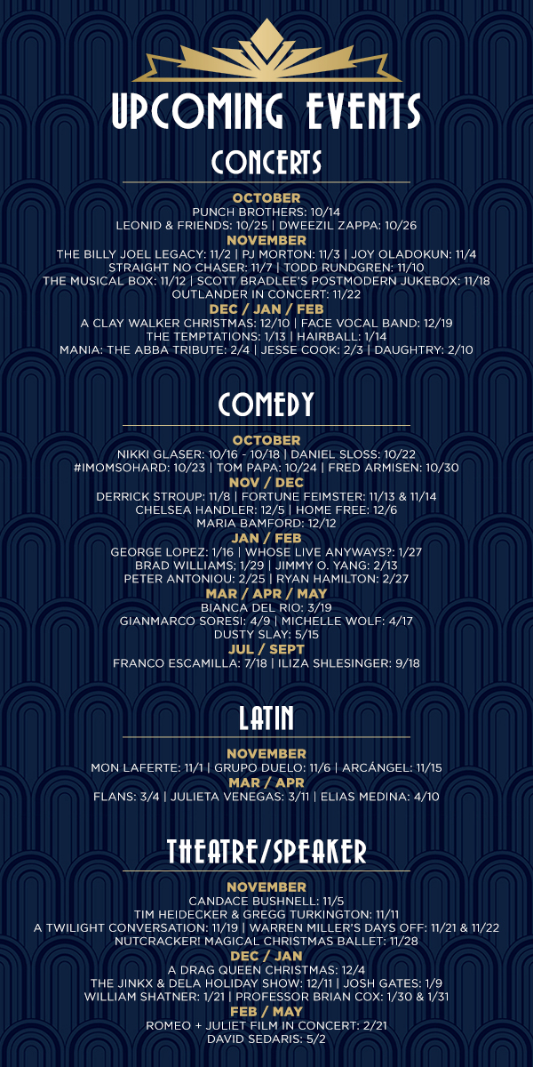 Paramount Theatre Events
